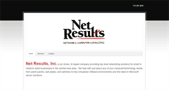 Desktop Screenshot of nr-netresults.com